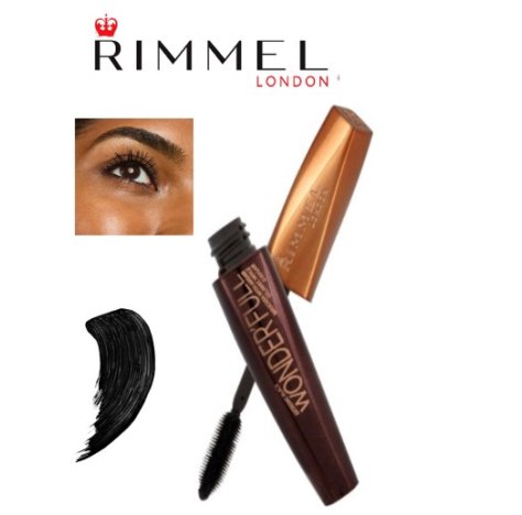 RIMMEL LONDON - MASCARA WONDERFULL EXTRA BLACK 