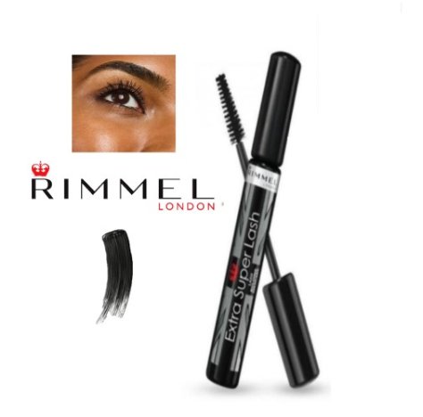 RIMMEL LONDON - MASCARA EXTRA SUPER LASH ,101 Black