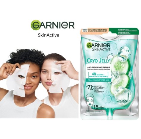 Garnier SkinActive Cryo Jelly - Maschera in Tessuto Anti-Fatica