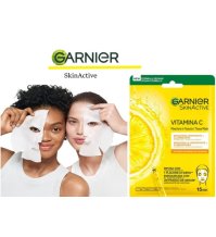 Garnier SkinActive Vitamina C - Maschera in Tessuto Idratante + Illuminante