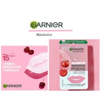 Garnier SkinActive 5g - Maschera in Tessuto Rimpolpante Labbra