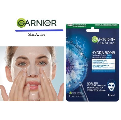 Garnier SkinActive Hydra Bomb - Maschera in Tessuto Super Idratante + Rigenerante