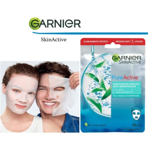 Garnier SkinActive Hydra Bomb - Maschera in Tessuto Anti-Imperfezioni