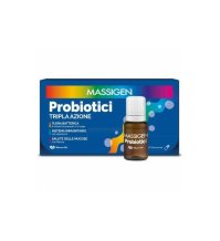 MARCO VITI Massigen Probiotici Tripla Azione 10 flaconcini - Integratore Alimentare