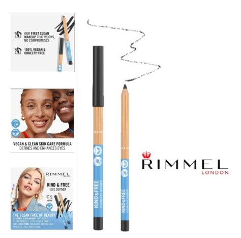 RIMMEL  LONDON - MATITA OCCHI KIND & FREE , 001 