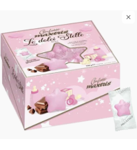 MAXTRIS  LE DOLCI STELLE INCARTATI IN VASSOIO ROSA  - 500 GR