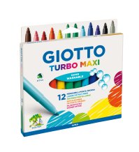 GIOTTO TURBO MAXI COLOR 12 PEZZI 