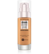 Maybelline New York Fondotinta Dream Radiant Liquid, Fondotinta liquida, 45 Light Honey, 30 ml