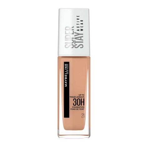 MAYBELLINE SUPERSTAY ACTIVE WEAR 30H Fondotinta waterproof a lunga durata donna 30 ml tonalità 21 Nude Beige