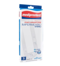 MEDIPRESTERIL MEDICAZIONI POST OPERATORIE IMPERMEABILI 10x25 CM 3PZ