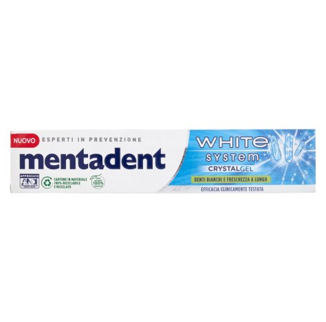 MENTADENT DENTIFRICIO SYSTEM CRYSTAL GEL 