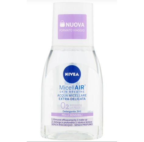 Nivea MicellAir Skin Breathe Acqua Micellare Extra-Delicata Detergente 3in1 100 ml