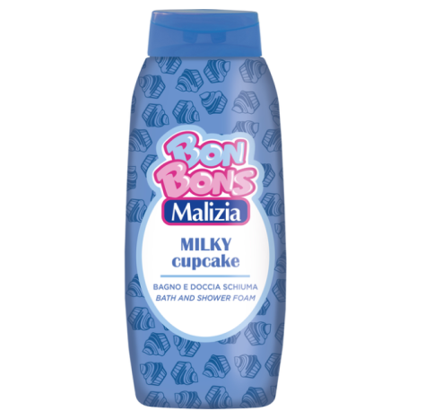 MALIZIA BON BONS BAGNO e DOCCIASCHIUMA MILKY CUPCAKE 500 ML