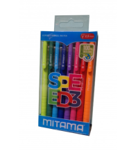 Penna a Scatto Semigel Speed3 Comfort Mitama® 8 Colori