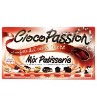 CRISPO CIOCOPASSION MIX PATISSERIE CON CIOCCOLATO LATTE E BIANCO - ROSSO