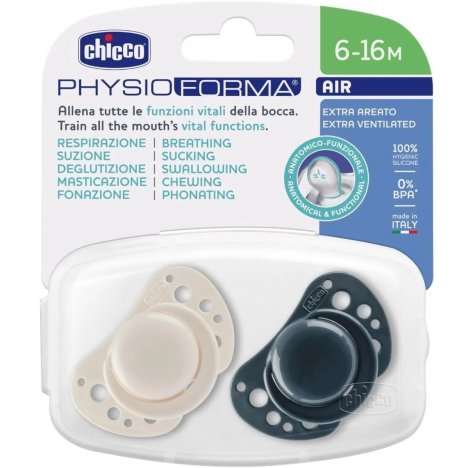 Chicco Succh.Air Sil.Boy 6-16m 2pz