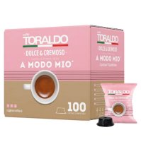 CAFFÈ TORALDO - BOX CAPSULE A MODO MIO  MISCELA DOLCE E CREMOSO 100 PEZZI 