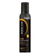 Syoss Curl Mousse Modella Ricci 250ml – Styling, Protezione e Definizione 3 in 1