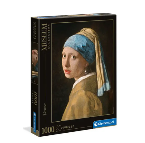 CLEMENTONI Puzzle 1000 Pezzi Museum Girl With Pearl E.V.