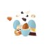 MAXTRIS CONFETTI LA NAPOLETANITÀ CELESTE - 1 KG MAXTRIS CONFETTI LA NAPOLETANITÀ CELESTE - 1 KG
