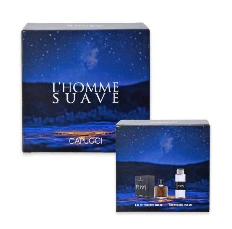 Capucci L’Homme Suave – Cofanetto Profumo Uomo Eau de Toilette 100 ml con Shower Gel 250 ml Capucci L’Homme Suave – Cofanetto Profumo Uomo Eau de Toilette 100 ml con Shower Gel 250 ml