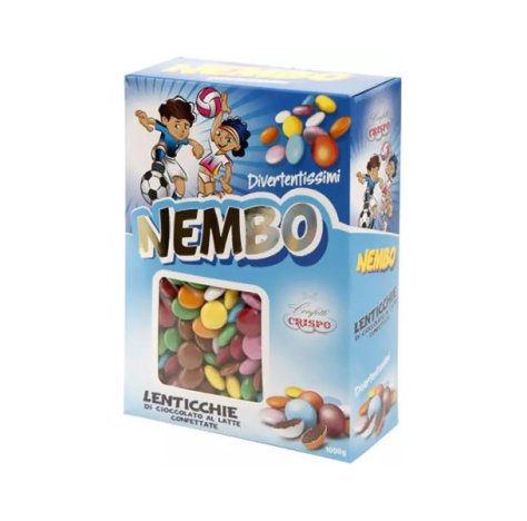 CRISPO NEMBO CONFETTI LENTI DI CIOCCOLATO AL LATTE COLORATE - 1 KG