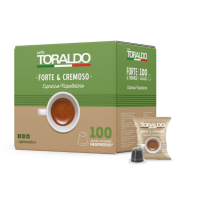 CAFFÈ TORALDO - BOX CAPSULE MISCELA FORTE E CREMOSO 100 PEZZI 