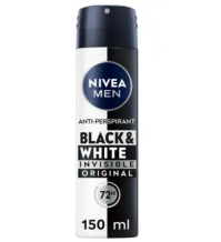 Nivea Black and White Invisible Original Deodorante Spray 150 ml