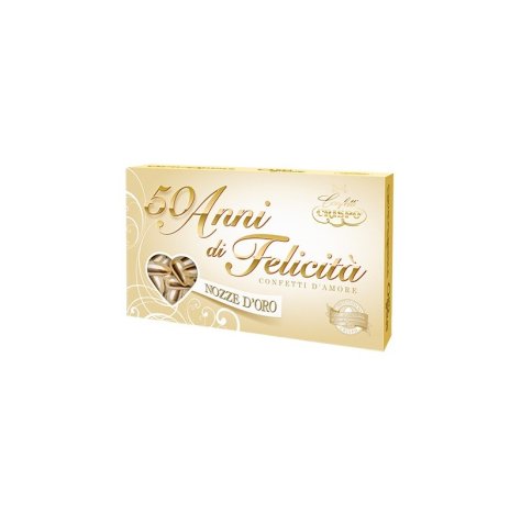 CRISPO CONFETTI MANDORLA NATURALE NOZZE D'ORO 500GR