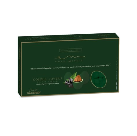 MAXTRIS CONFETTI NUANCE LIQUIRIZIA E MENTA 1 KG - VERDE FORESTA