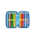 Astuccio 3 Zip Seven Nuanced - Reflex Blu