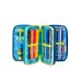 Astuccio 3 Zip Seven Nuanced - Reflex Blu