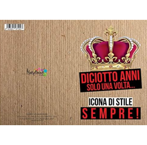 BIGLIETTO 18 ANNI NUF72 Marpimar BIGLIETTO 18 ANNI NUF72 Marpimar