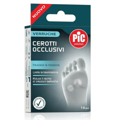 Pic Solution Cerotti Verruche 16 Pezzi
