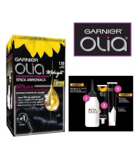 GARNIER OLIA - TINTURA CAPELLI, 1.10 Nero Zaffiro -Senza Ammoniaca