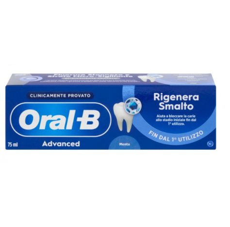 Oralb Advanced Rigenera Smalto Menta 75 ml