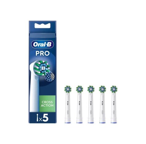 Oral-B Power Refill Crossaction 5 pezzi testine di ricambio 