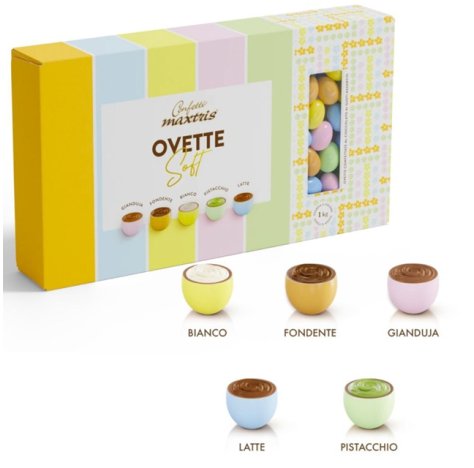MAXTRIS  CONFEZIONE OVETTE MIX ASTUCCIO - 1 KG