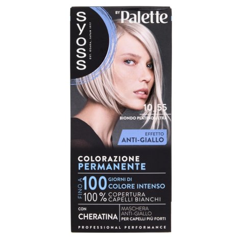 Syoss By Palette Colorazione Permanente 10_55 Biondo Platino Ultra