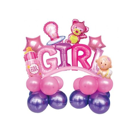 SET PALLONCINI NASCITA "GIRL" SET PALLONCINI NASCITA "GIRL"