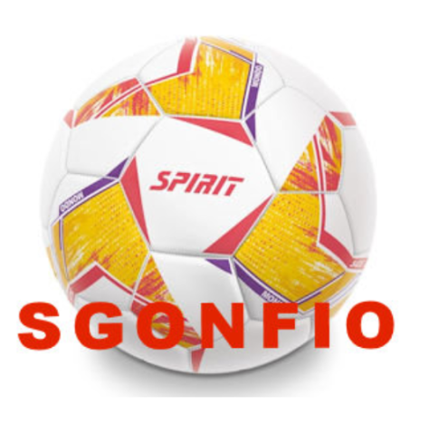 PALLONE CALCIO CUOIO SPIRIT N.5 SGONFIO 300gr. MONDO 23034