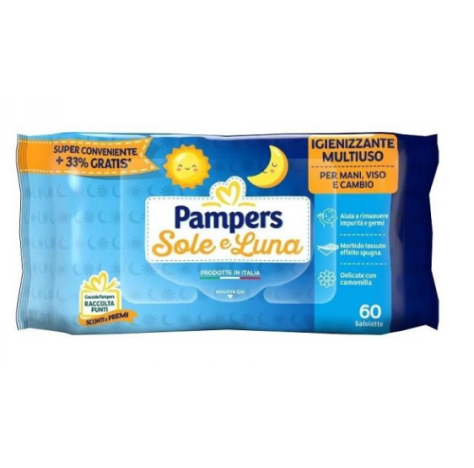 PAMPERS WIPES SOLE&LUNA 45+15