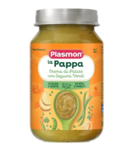 PLASMON La Pappa - Crema di patate con legumi verdi 2 x 200g