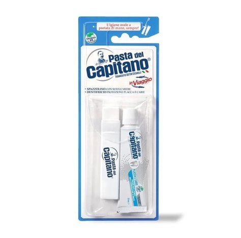PASTA DEL CAPITANO - KIT VIAGGIO SPAZZOLINO + DENTIFRICIO