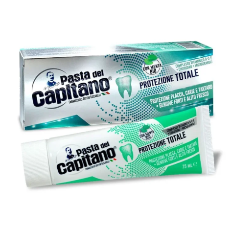 Pasta del Capitano Dentifricio Protezione Totale 75 Ml Pasta del Capitano Dentifricio Protezione Totale 75 Ml