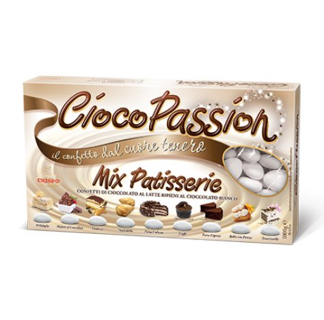 CRISPO CONFETTI BIANCHI CIOCO PASSION MIX PATISSERIE - 1 KG
