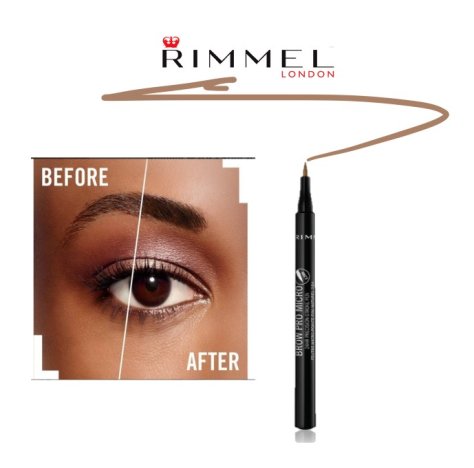 RIMMEL LONDON - PENNA SOPRACCIGLIA PRO MICRO 24H , 001  Blonde
