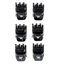 SETABLU Pinza Polipo Mini Nera Per Capelli – 6 pezzi