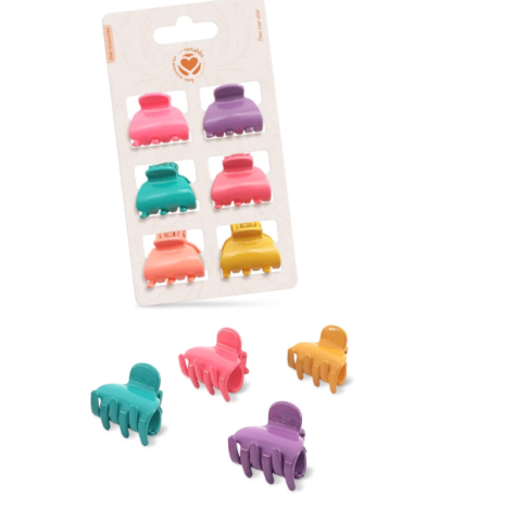 Pinzette rotonde in vari colori confezione da 6 pinzette 03392 