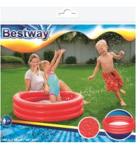 PISCINA BAMBINI 3 ANELLI 102x25 CM - COLORI ASSORTITI